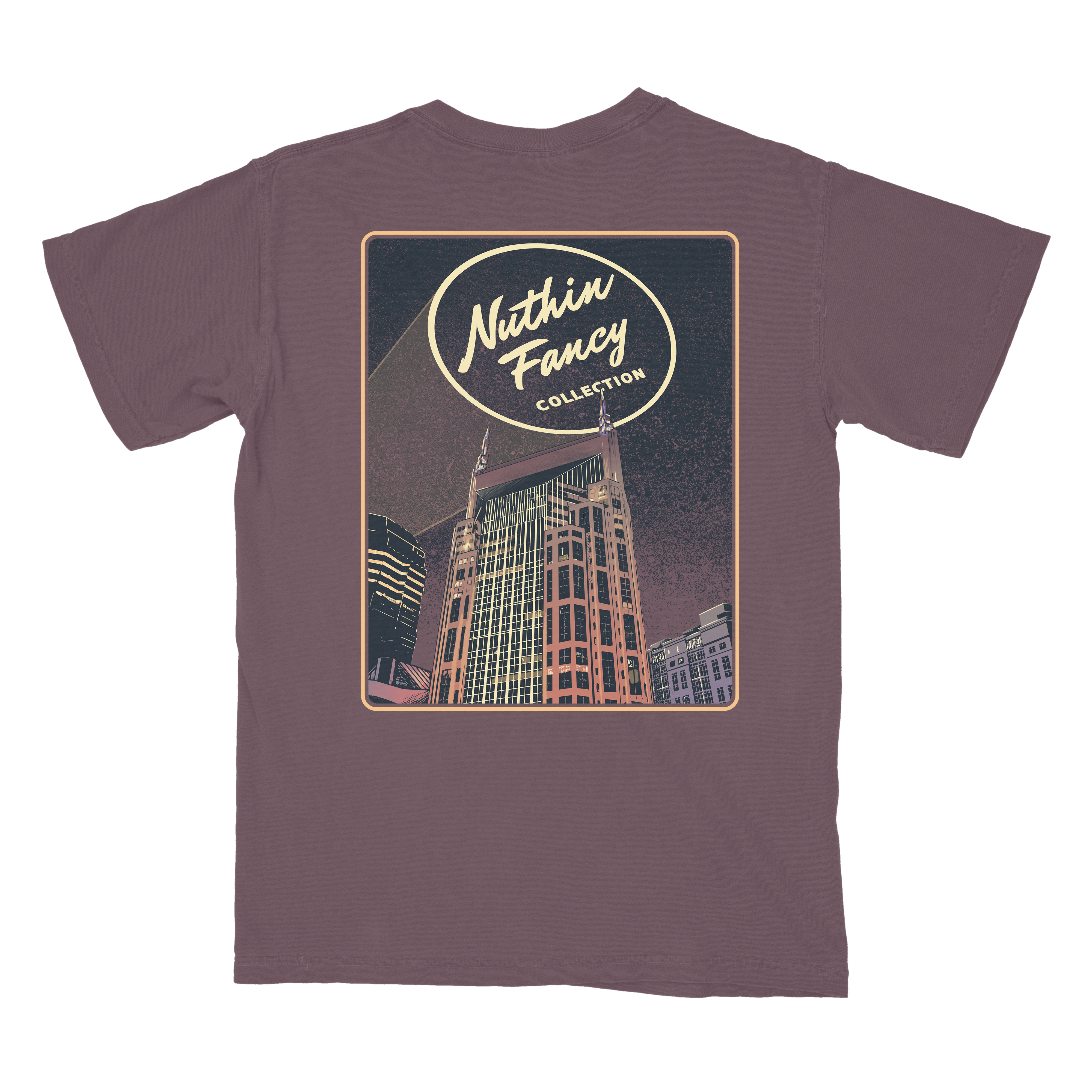 Nashman Tee | Wine | Comfort Short Sleeve