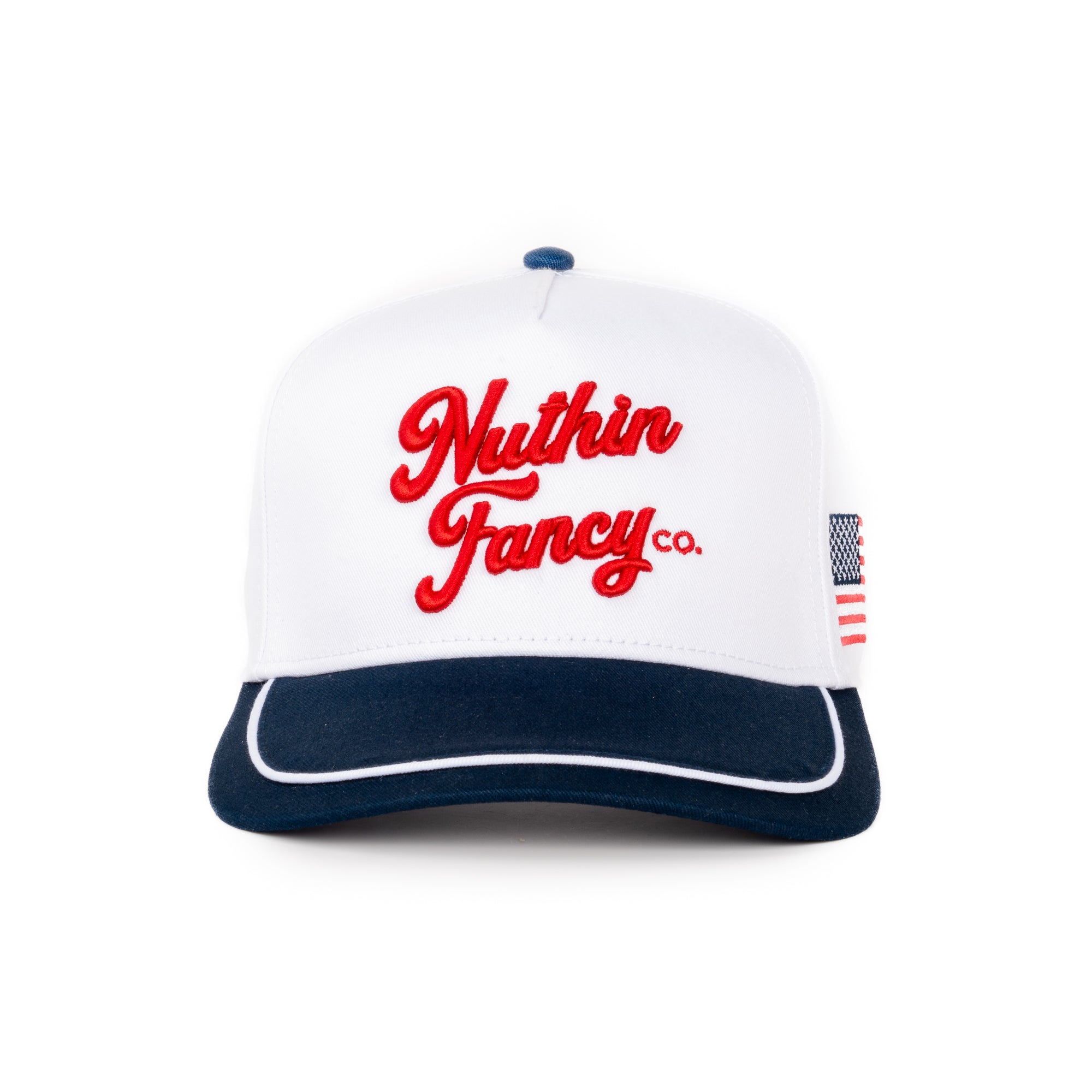 Comus Patriot | Red / White / Navy | Trucker Snapback Hat