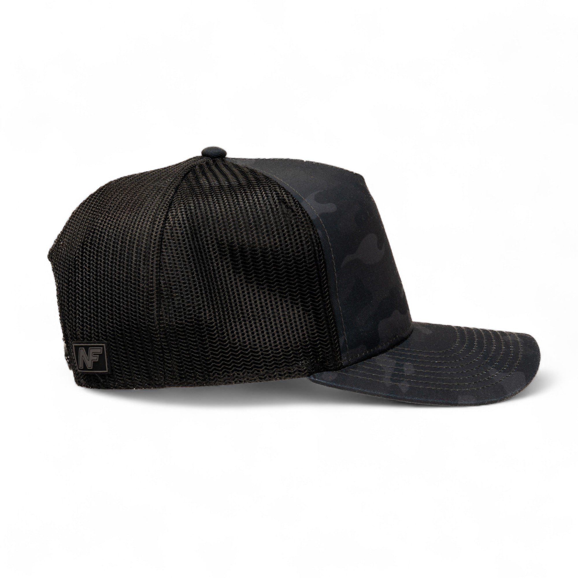 Pioneer Blank | Black Camo | Trucker Snapback Hat
