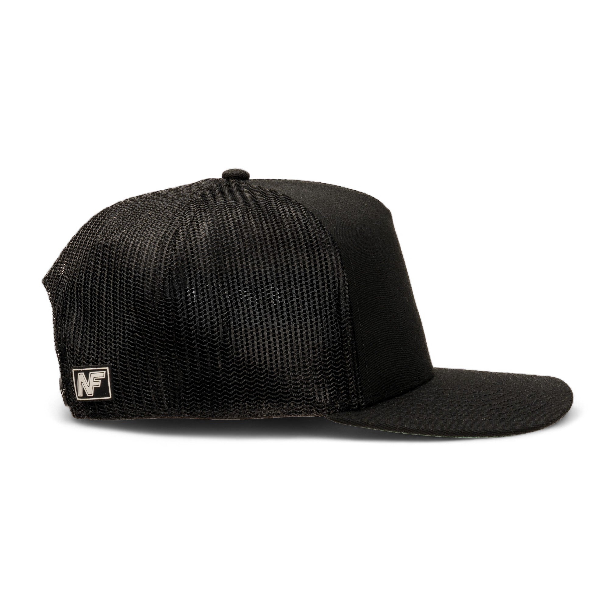 Pioneer Blank | Black | Trucker Snapback Hat