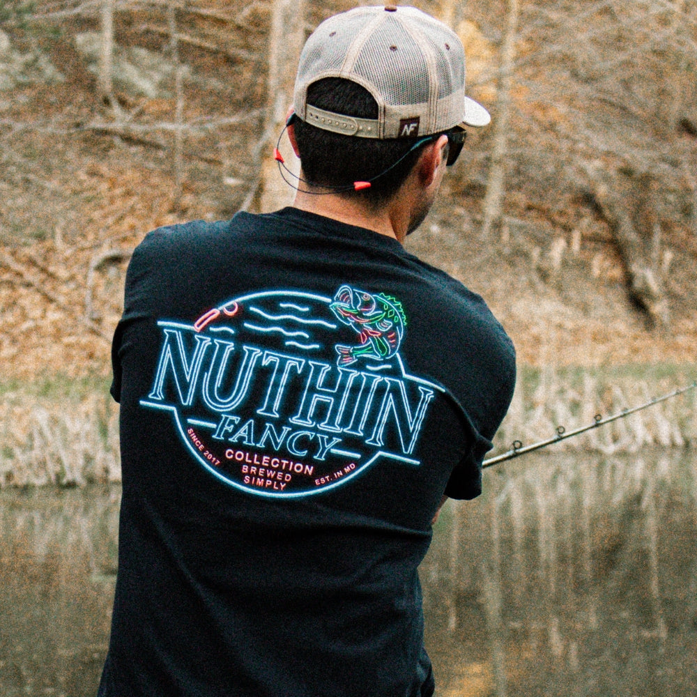 Neon Bass Tee - Black