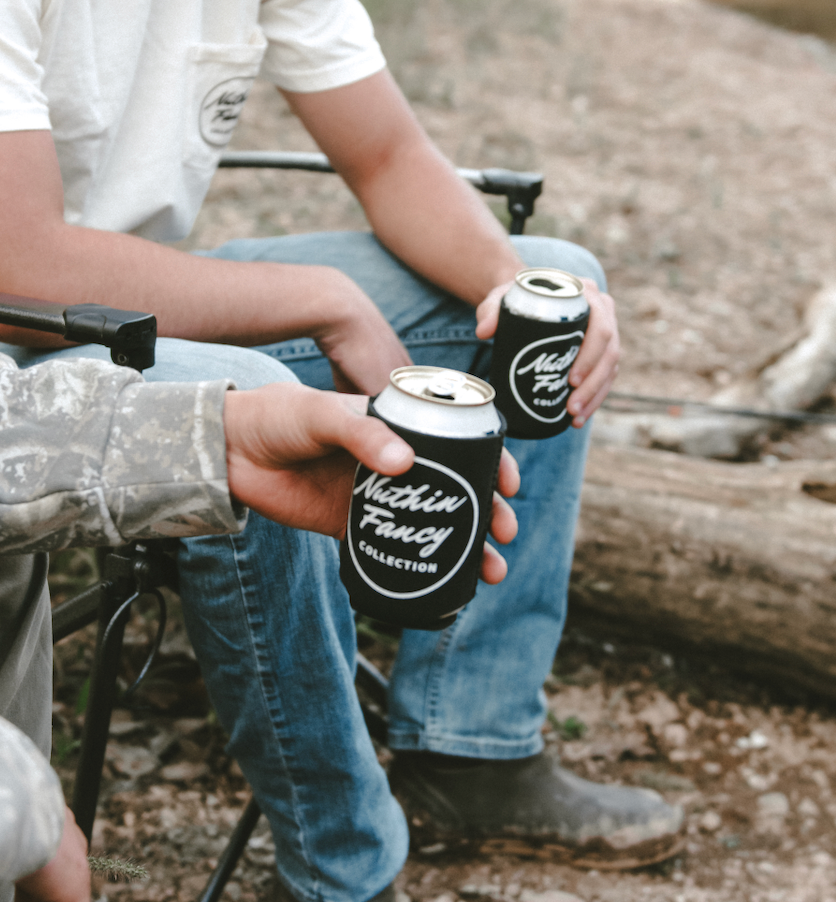 Koozie de cuero