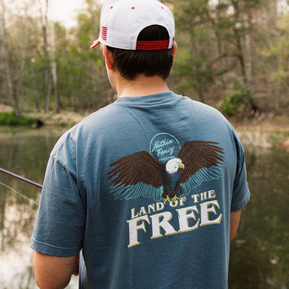 Freebird Tee - Blue Jean - NUTHIN FANCY CO.