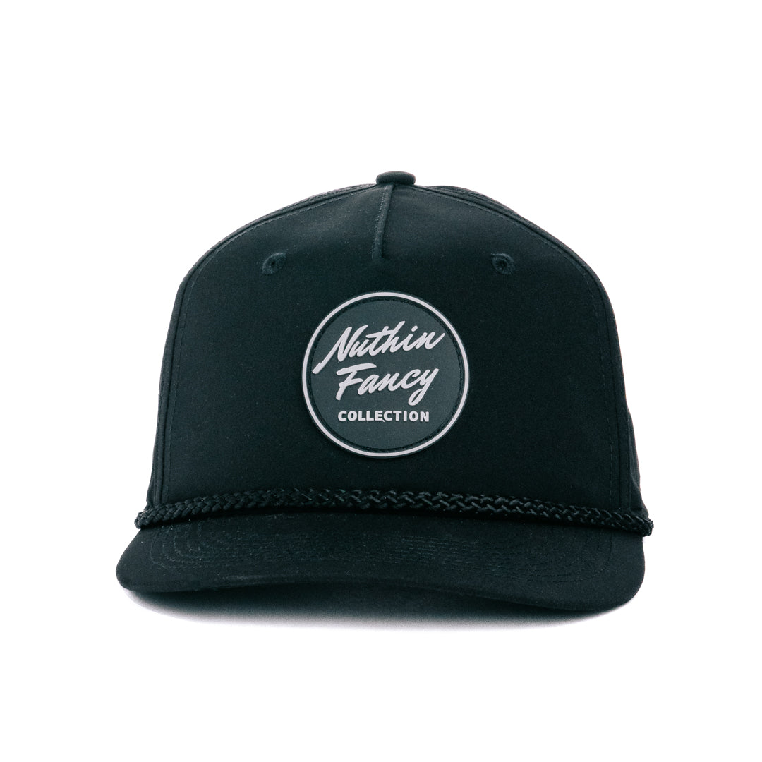 Legacy 8 Ball | Black & Gray | Performance Snapback Hat