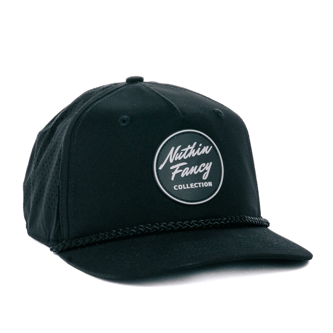Legacy 8 Ball | Black & Gray | Performance Snapback Hat