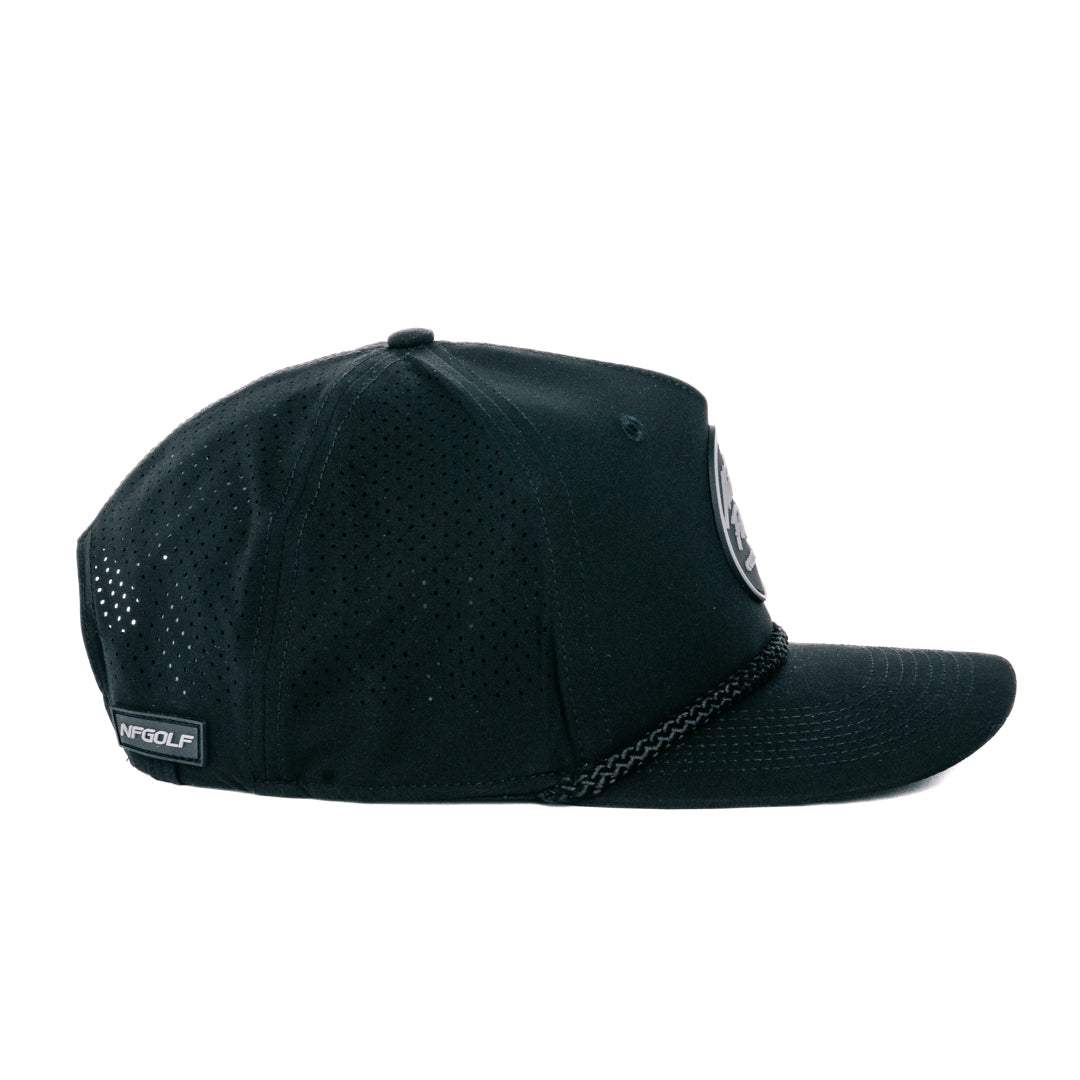 Legacy 8 Ball | Black & Gray | Performance Snapback Hat