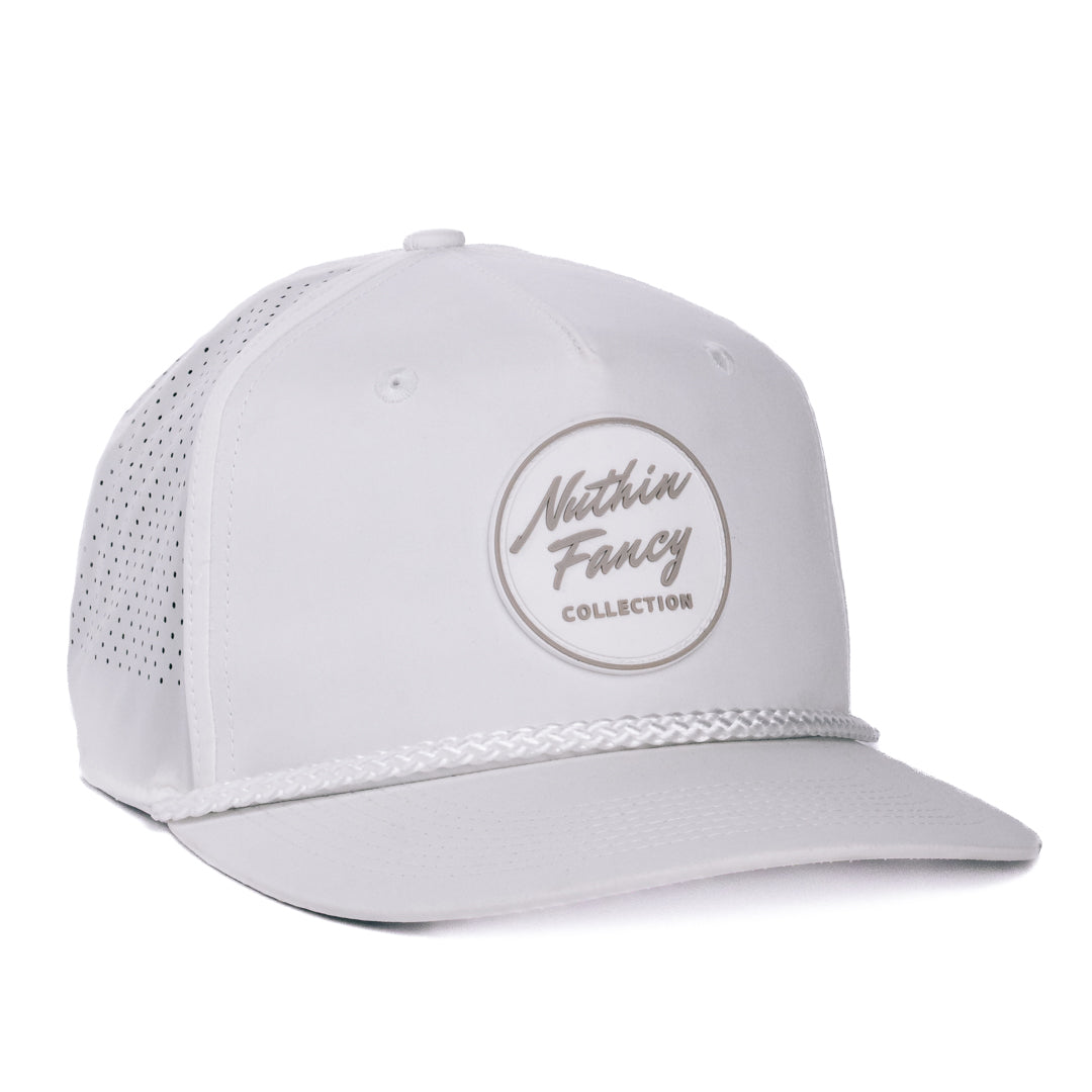 Legacy Kingston | White & Gray | Performance Snapback Hat