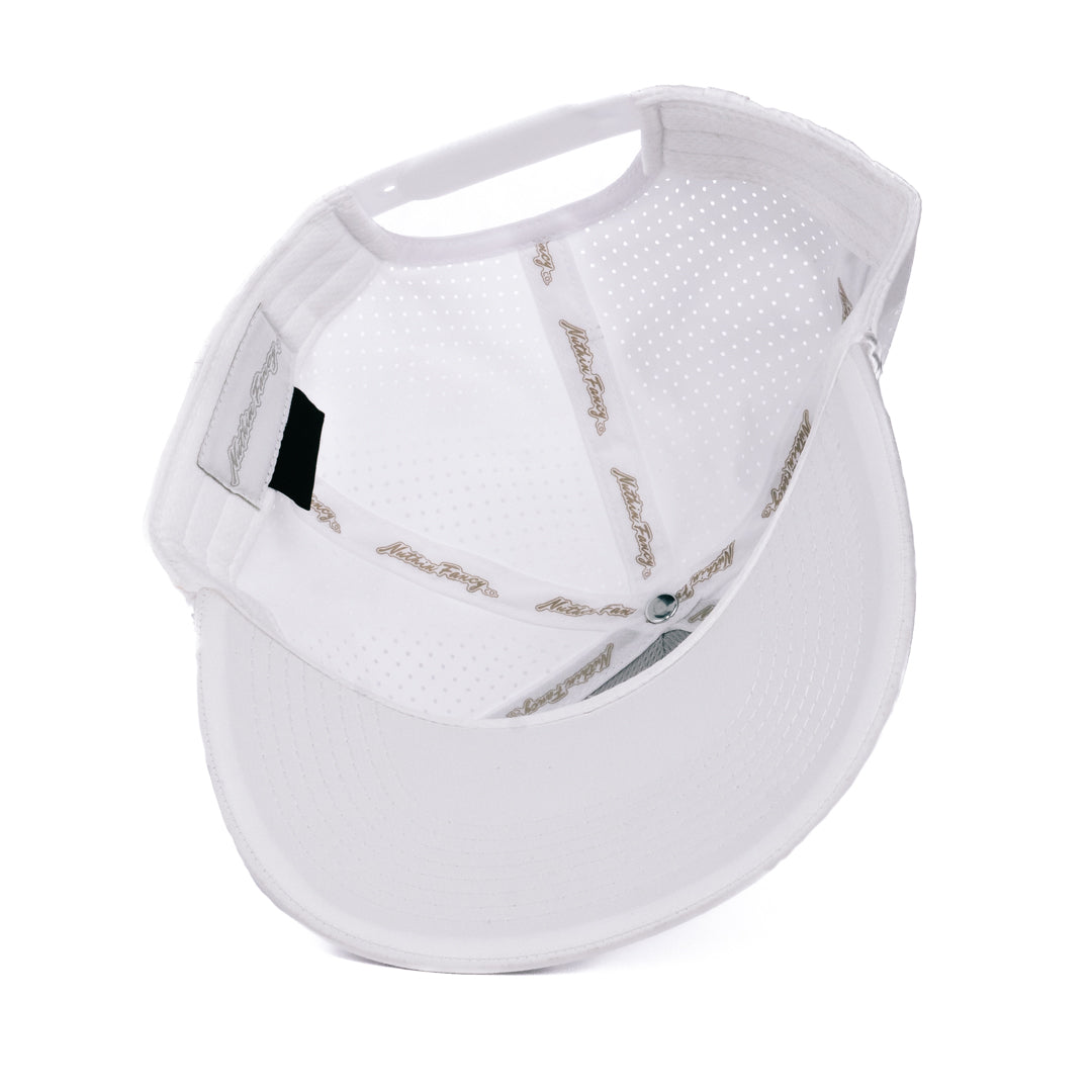 Legacy Kingston | White & Gray | Performance Snapback Hat