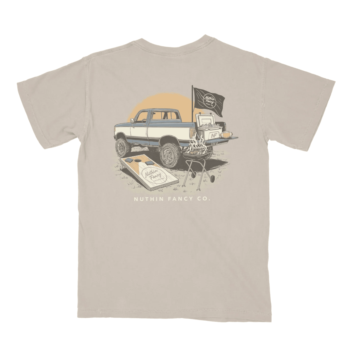 Tailgate Tee - Sandstone - NUTHIN FANCY CO.