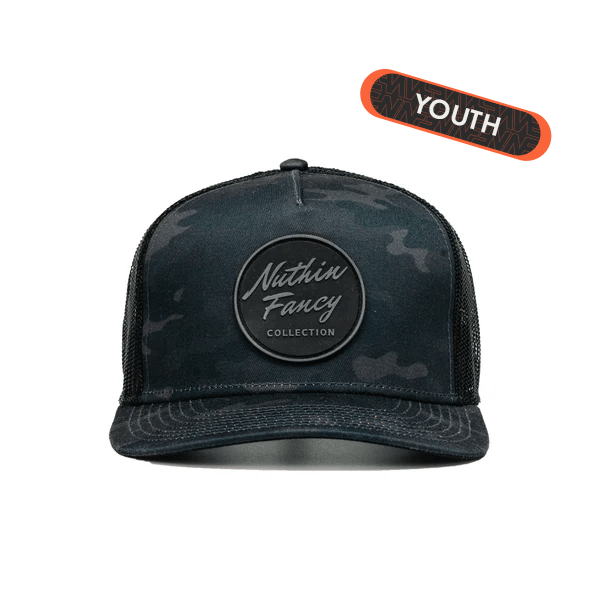 Pioneer Youth Ozark | Black Camo | Trucker Snapback Hat