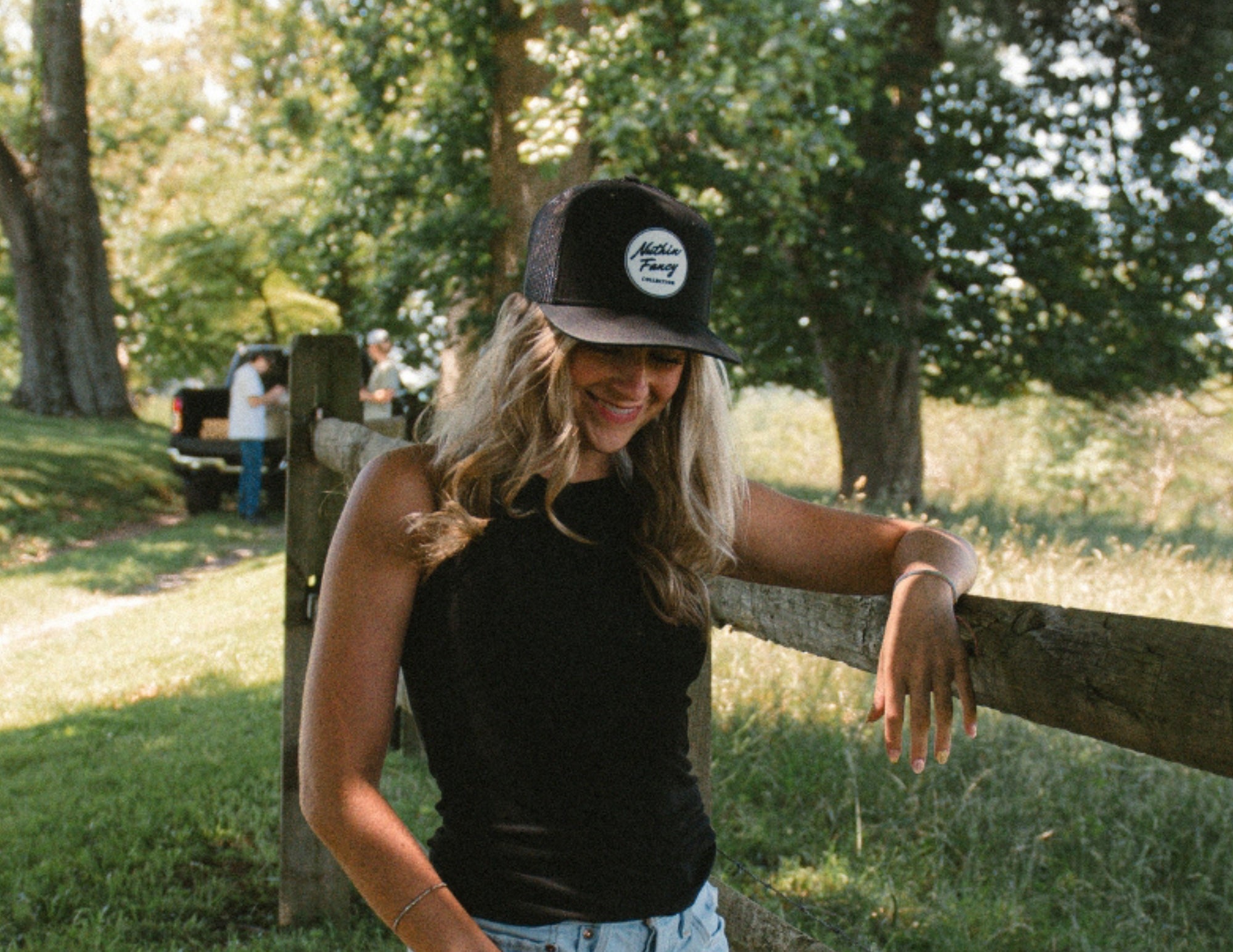 Classic Black and White Trucker Hat
