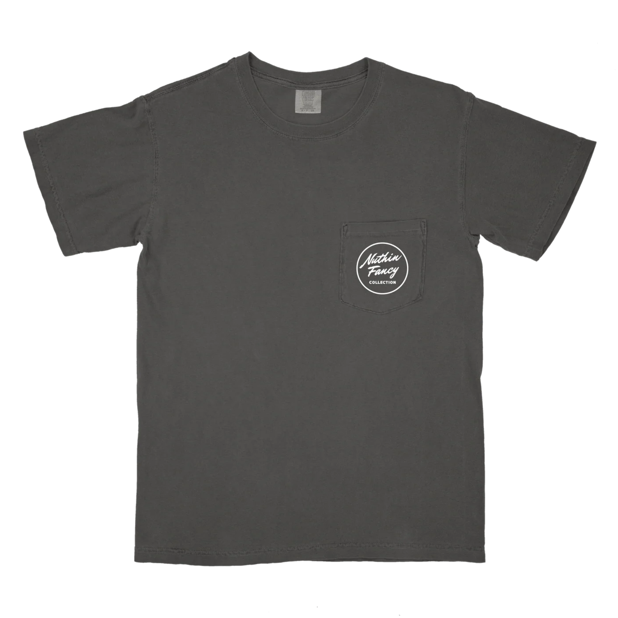 Plain Jane Tee - Pepper / White