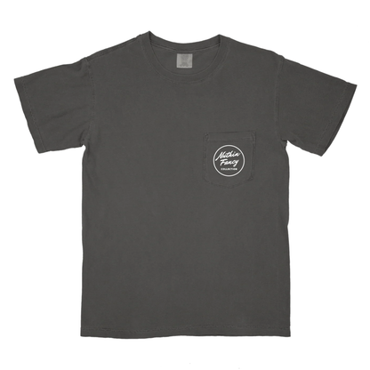 Plain Jane Tee - Pepper / White
