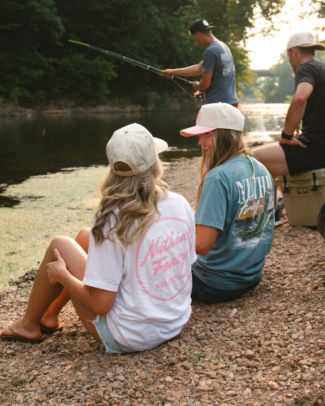 Plain Jane Tee - White / Pink