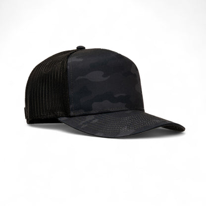 Pioneer Blank | Black Camo | Trucker Snapback Hat