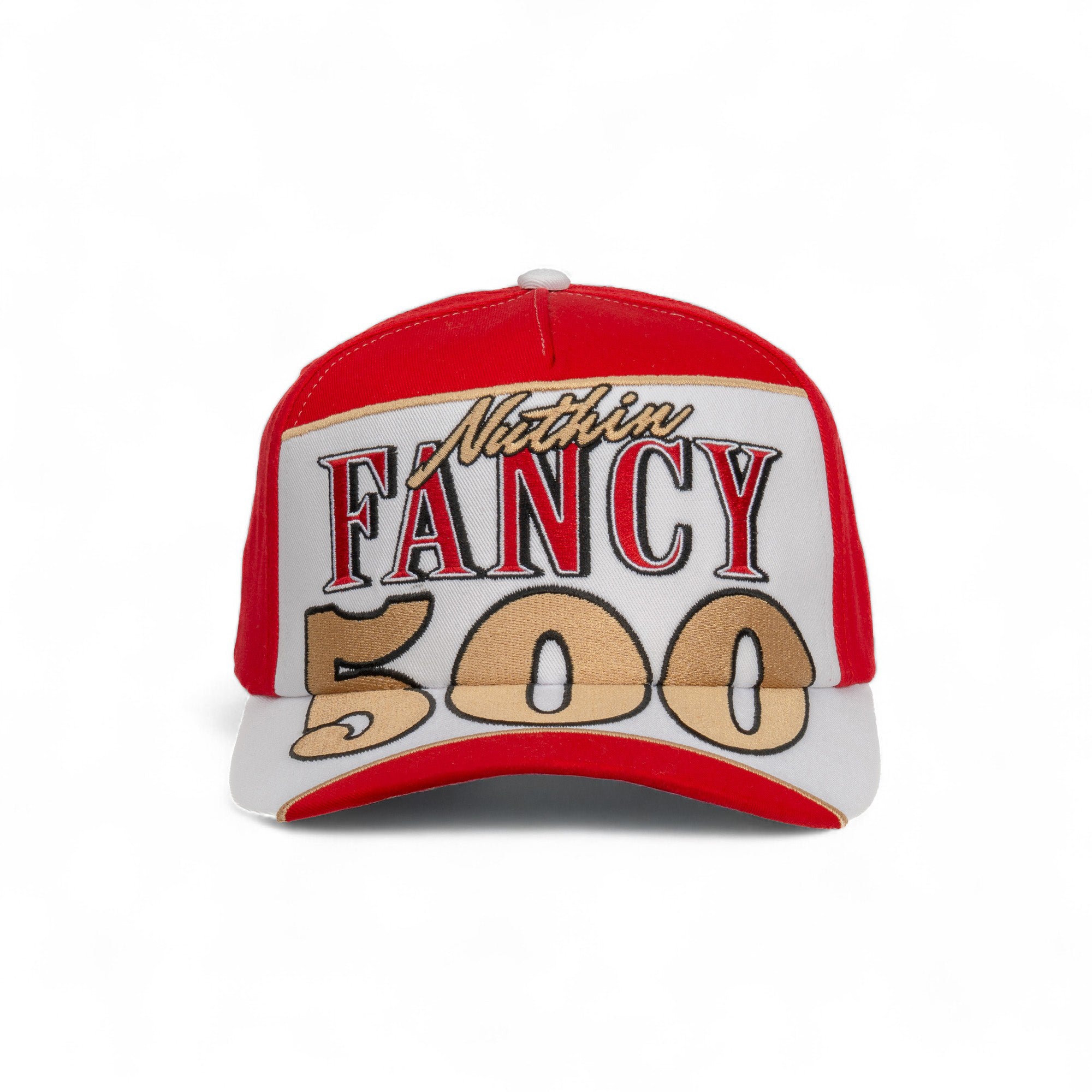 Pioneer 500 | Red / White / Gold | Trucker Snapback Hat