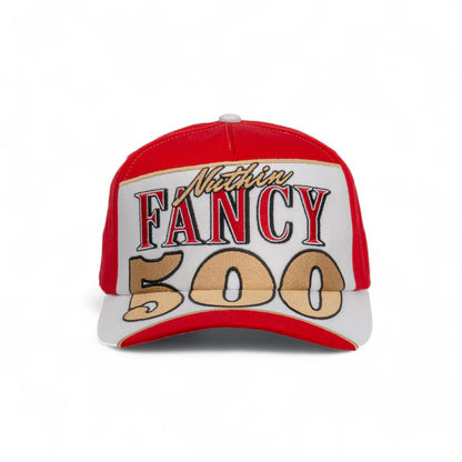 Pioneer 500 | Red / White / Gold | Trucker Snapback Hat
