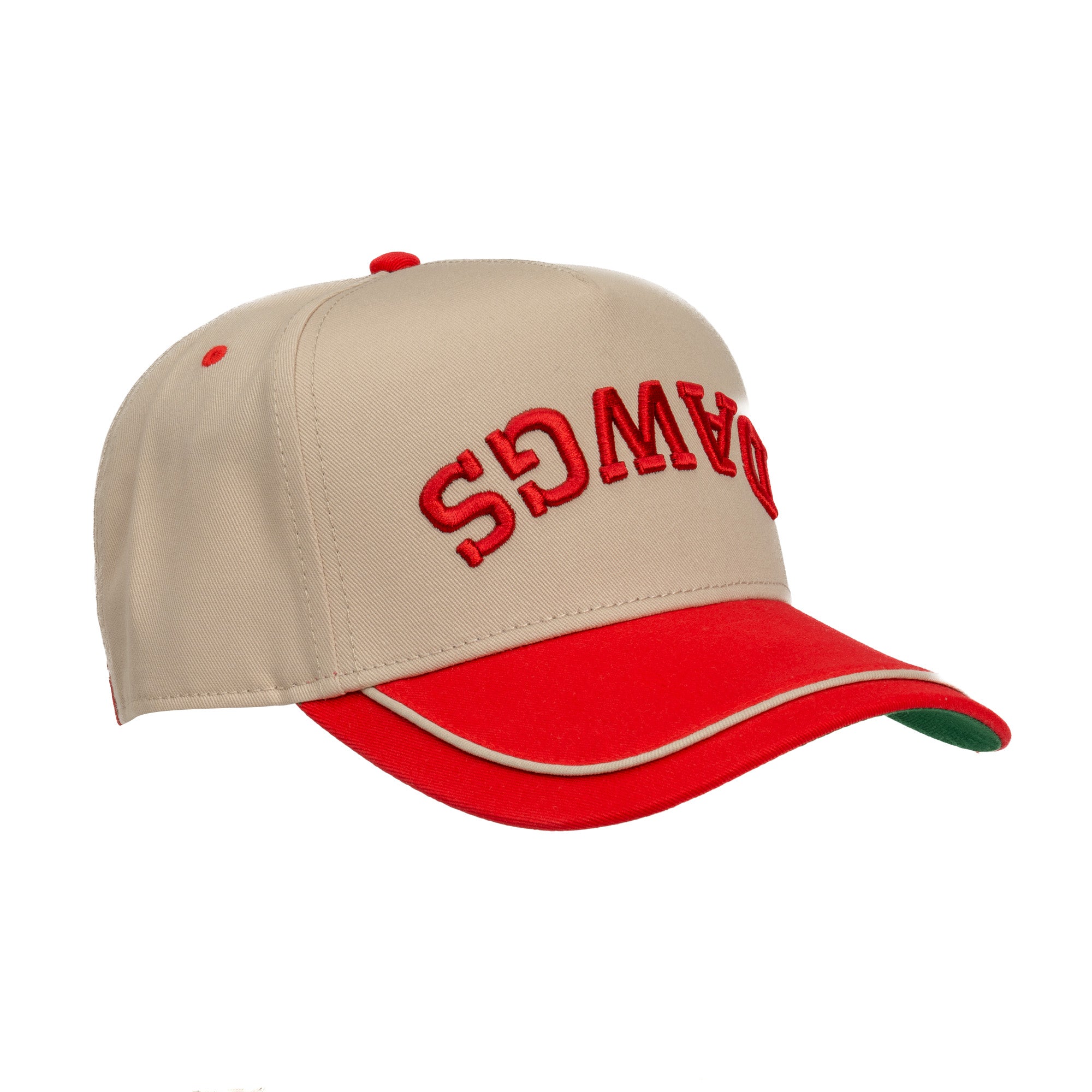 Comus Sanford | Red / Off White | Trucker Snapback Hat