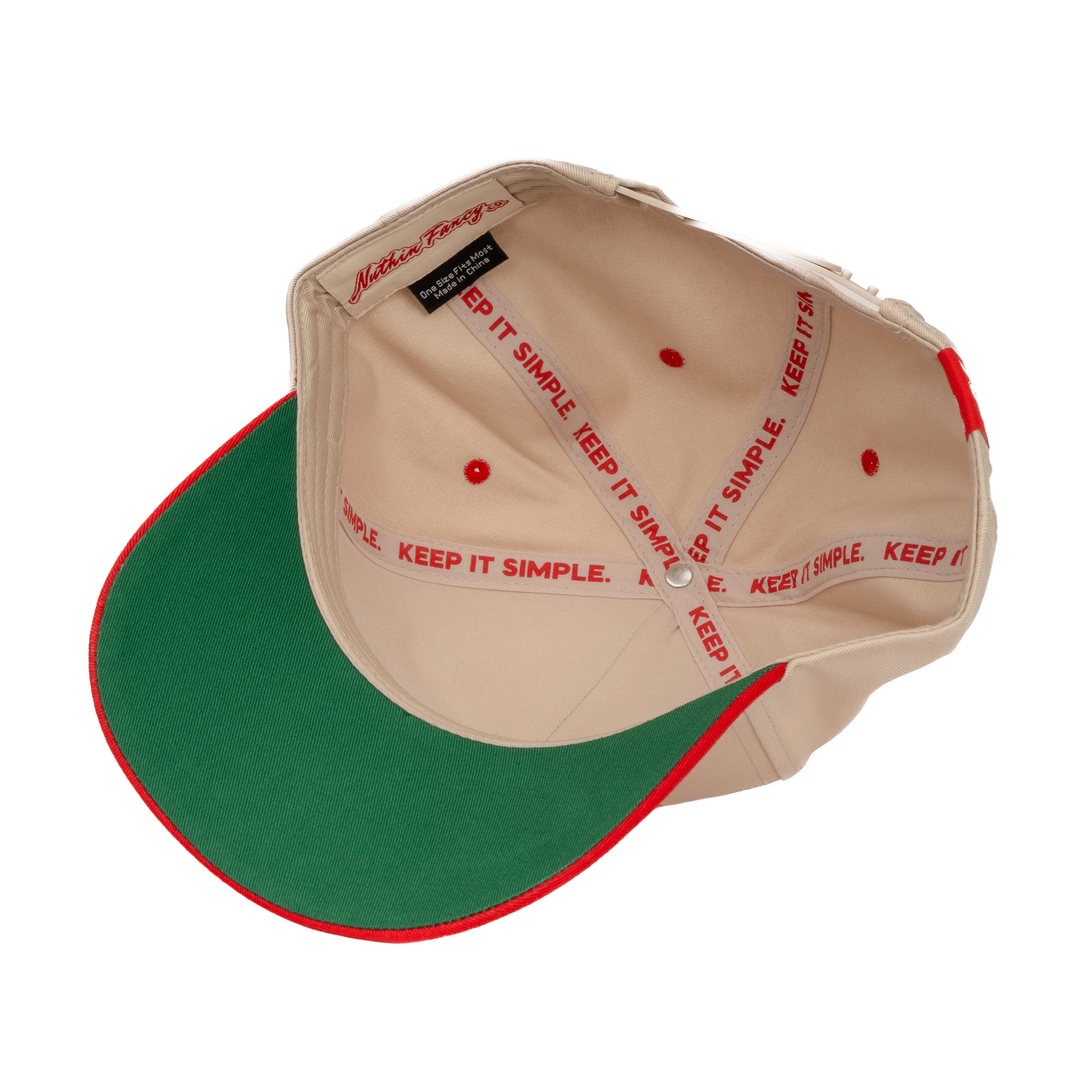 Comus Sanford | Red / Off White | Trucker Snapback Hat