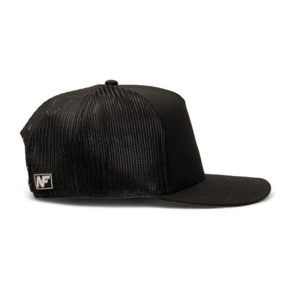 Pioneer Blank | Black | Trucker Snapback Hat