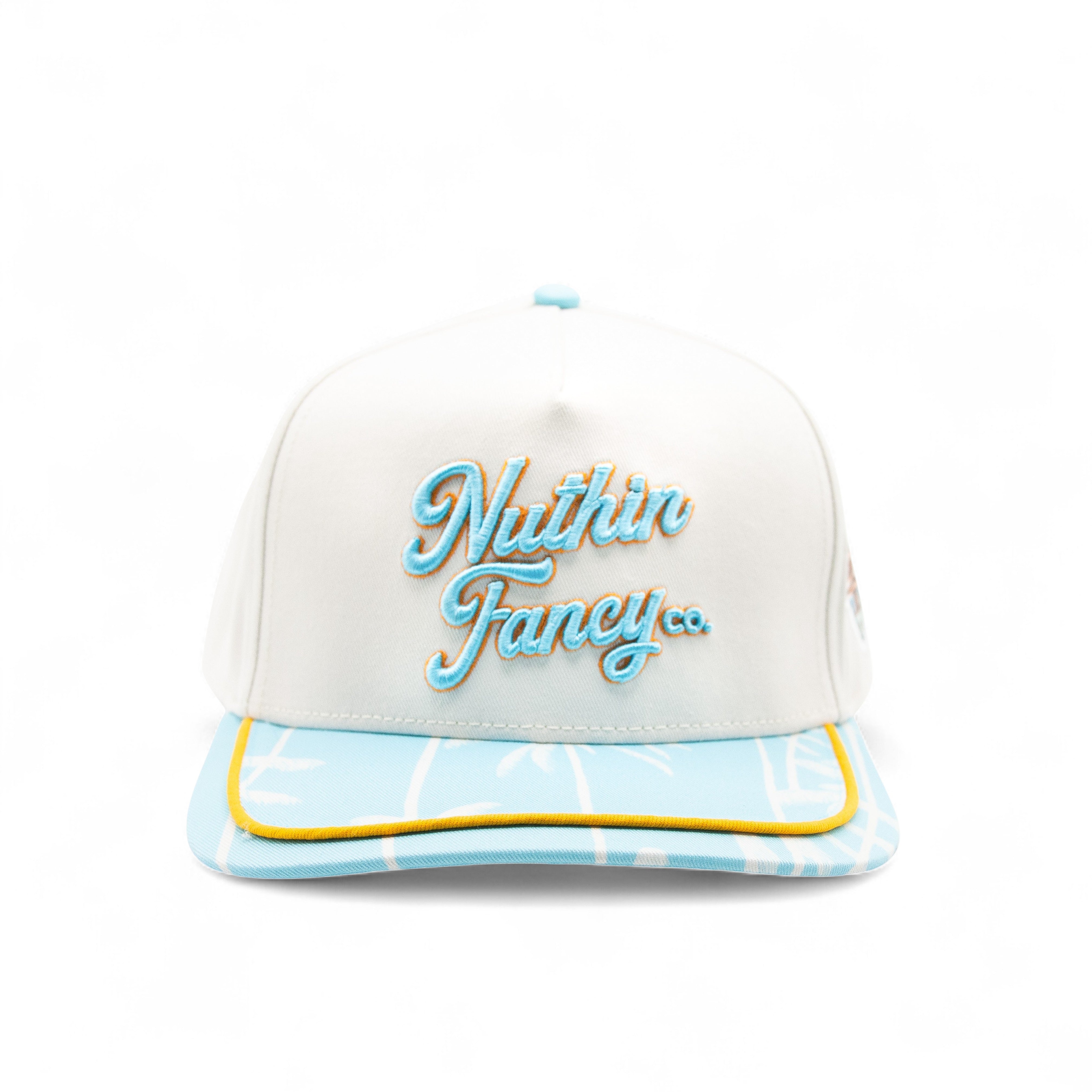 Comus Palms | Off White / Blue