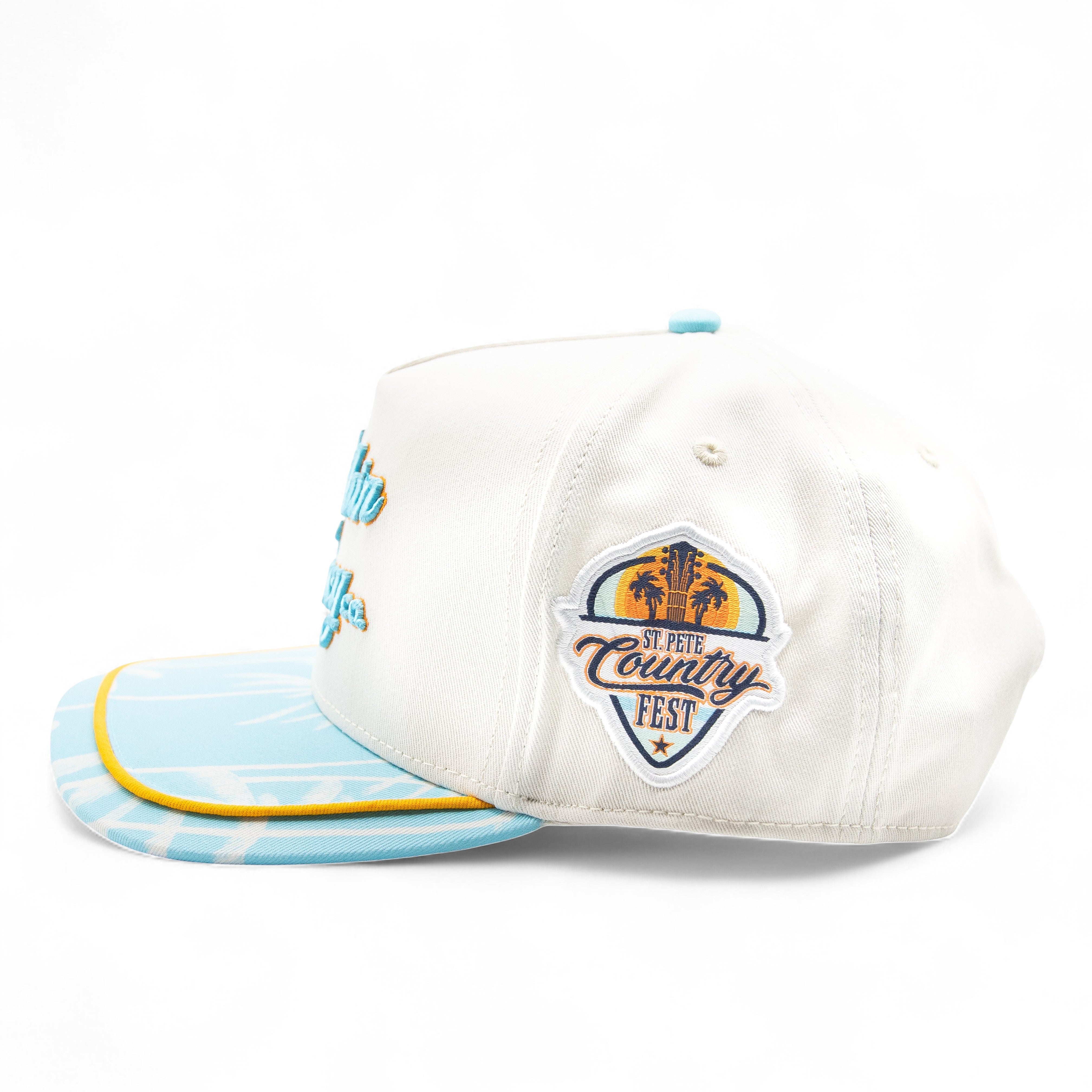 Comus Palms | Off White / Blue