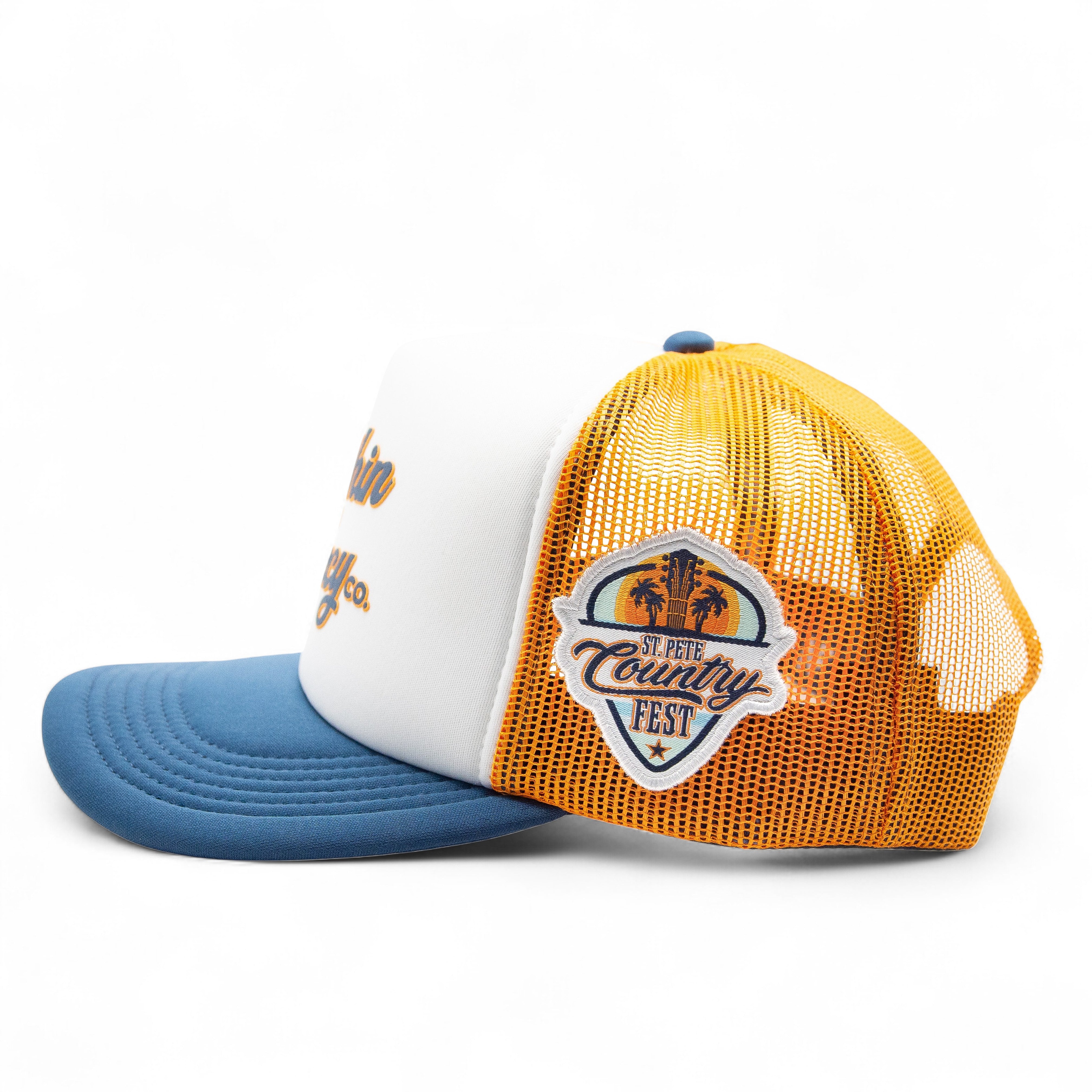 Highway Vinoy | White / Orange – NUTHIN FANCY CO.