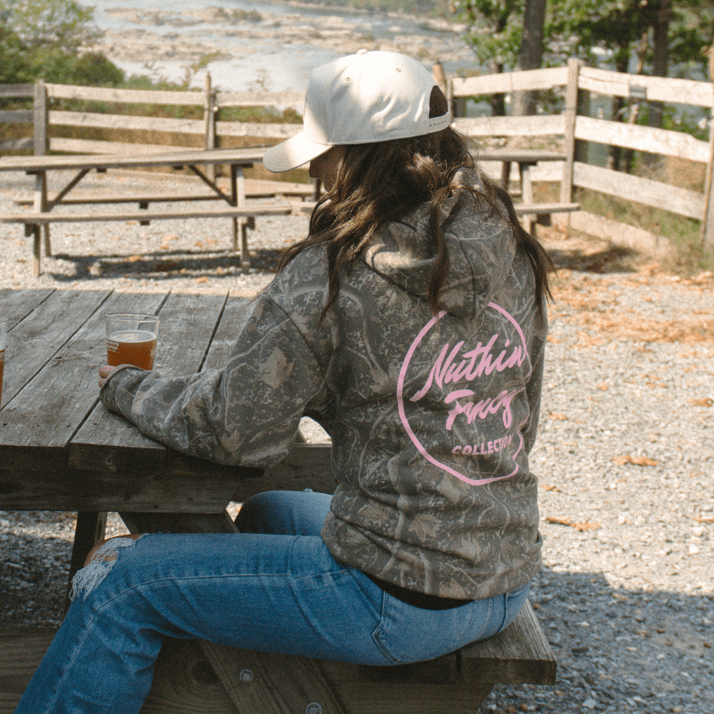 Encamp Jane Hoodie - Deadwood / Pink - NUTHIN FANCY CO.