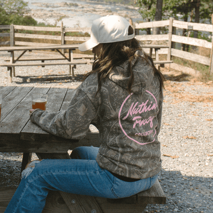 Encamp Jane Hoodie - Deadwood / Pink - NUTHIN FANCY CO.