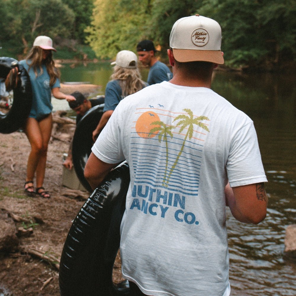Gulfport Tee - White - NUTHIN FANCY CO.