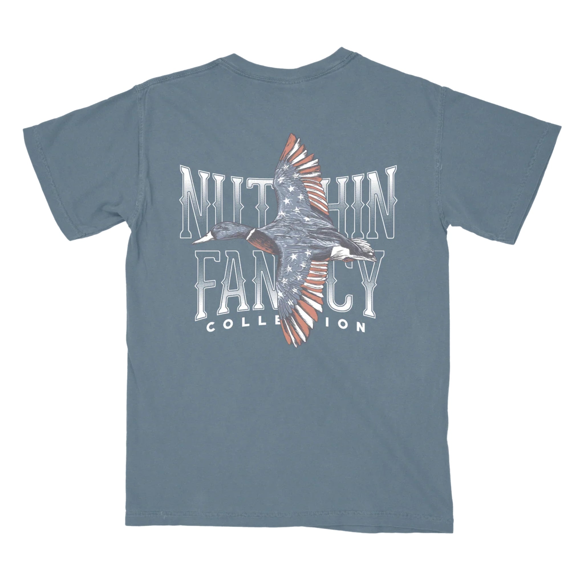 Mallard Tee - Denim - NUTHIN FANCY CO.
