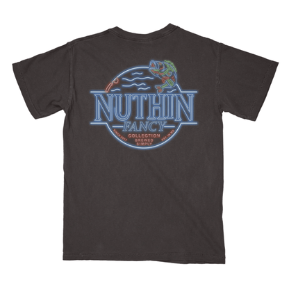 Neon Bass Tee - Black - NUTHIN FANCY CO.