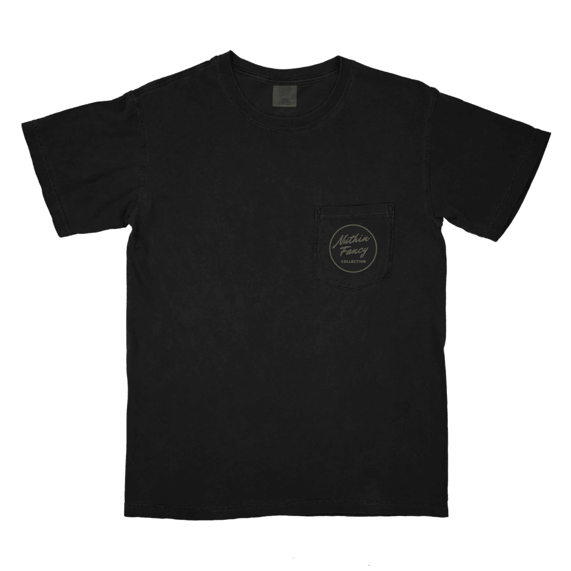 Oak Tee - Black - NUTHIN FANCY CO.