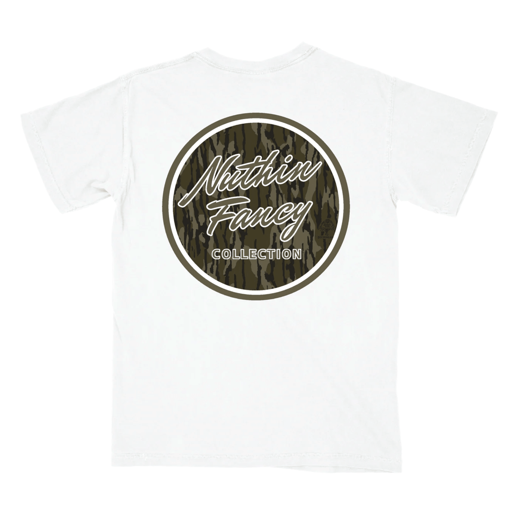 Oak Tee - White - NUTHIN FANCY CO.