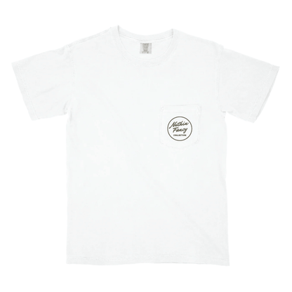 Oak Tee - White - NUTHIN FANCY CO.