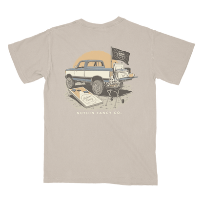 Tailgate Tee - Sandstone - NUTHIN FANCY CO.