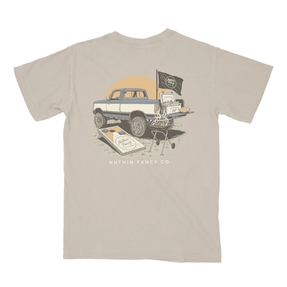 Tailgate Tee - Sandstone - NUTHIN FANCY CO.