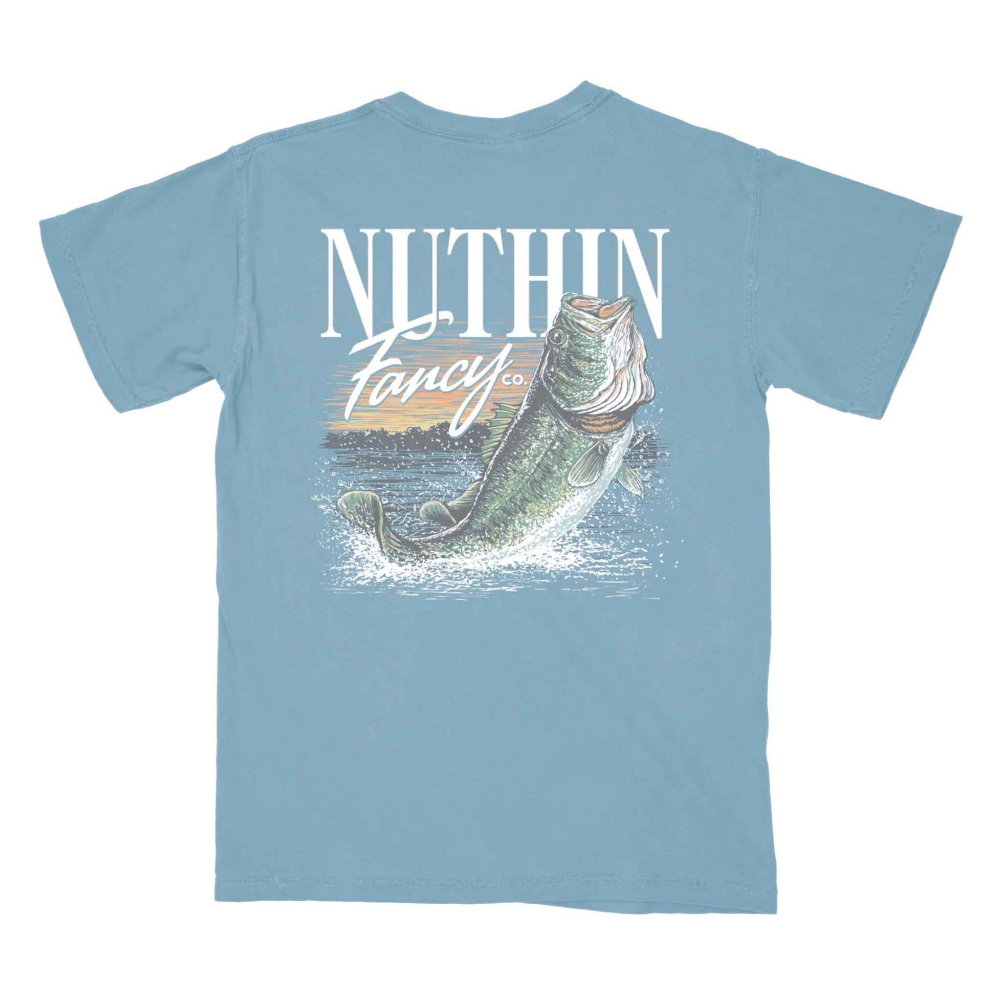 Top Water Tee - Ice Blue - NUTHIN FANCY CO.
